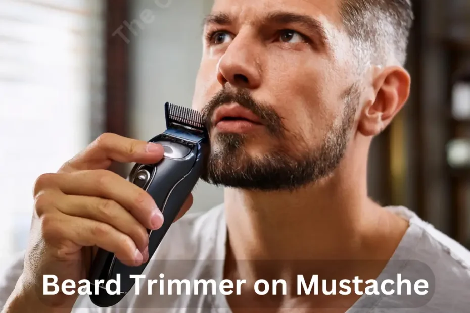 Beard Trimmer on Mustache hair remover tool